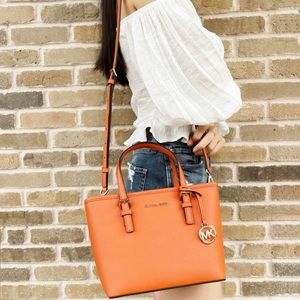NWT Michael Kors Satchel & Crossbody Orange